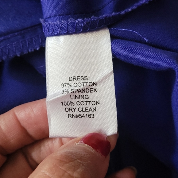 Jessica Simpson Halter/Flare Blue Dress US2 - Picture 7 of 8